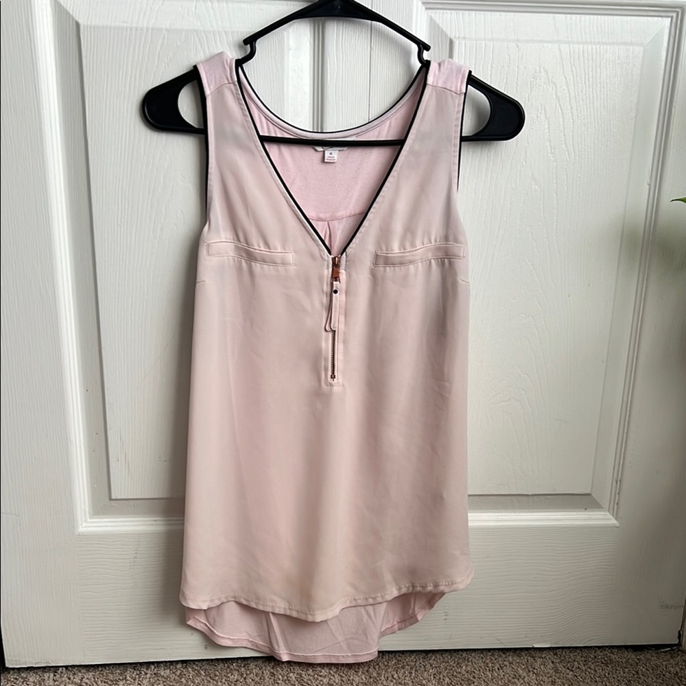 Express Blush Pink Sleeveless Blouse